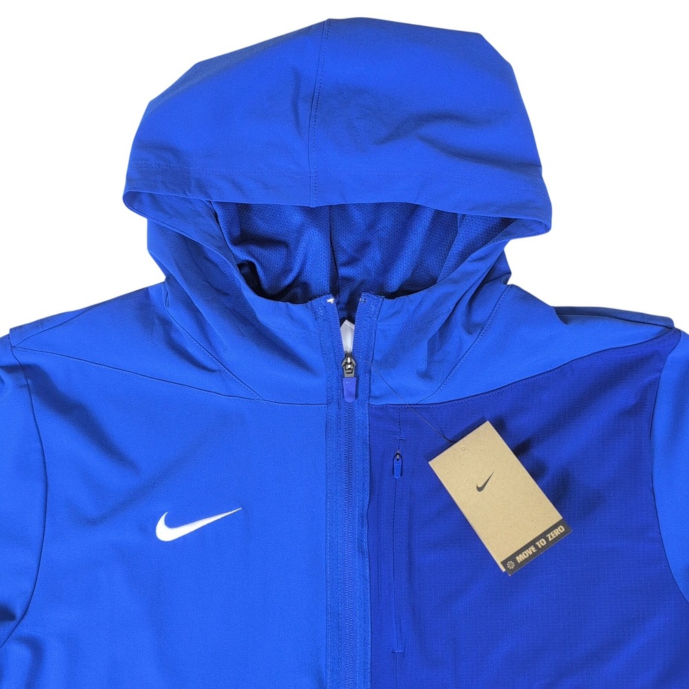 Nike Dri-FIT 1/2 Zip Hooded Training Jacket XL Hyper Royal Gorpcore Sportswear